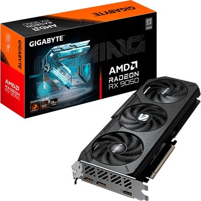 Placa de Vídeo Gigabyte RTX 5050 WINDFORCE 2 OC 8GB NVIDIA GeForce, 8GB GDDR6, 128bit, DLSS, Ray Tracing - GV-N5050WF2OC-8GD