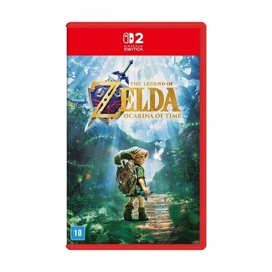 Jogo The Legend of Zelda: Ocarina of Time, Nintendo Switch 2, Edição Limitada Capa Foil - NSCA10000080FGR