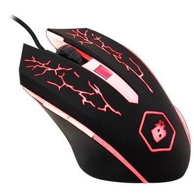 Mouse Gamer Bright Light, 6 Botões, 2400 DPI - 0447