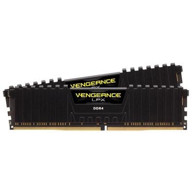 Memória Corsair Vengeance LPX 16GB (2x8GB), 3600Mhz, DDR4, CL18, Preto - CMK16GX4M2D3600C18