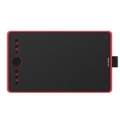 Mesa Digitalizadora Huion Inspiroy H320M, Média, 5080LPI, USB-C, Coral Red - H320M-R