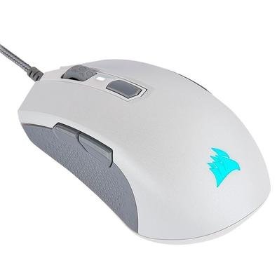 Mouse Gamer Corsair M55 Pro, RGB, 8 Botões, 12400DPI, Branco - CH-9308111-NA