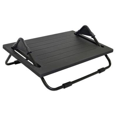 Apoio Ergonômico para os pés Multivisão, MDF, Preto, Desmontado - Apoio-PR