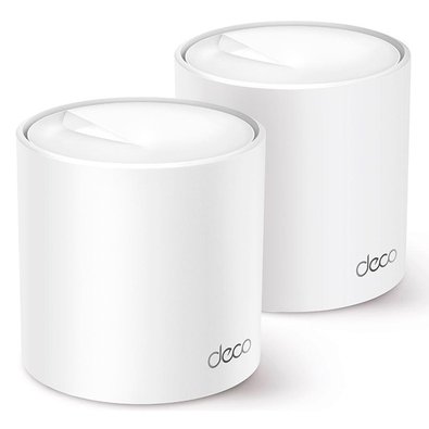 Roteador TP-Link Deco X50, AX3000, WiFi 6, 2402 Mbps, 2 Antenas Internas, Branco - Deco X50(2-pack)