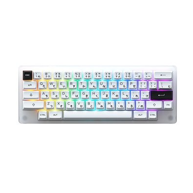 Teclado Mecânico Akko Acrílico ACR59, RGB, USB, Branco - 6925758614658