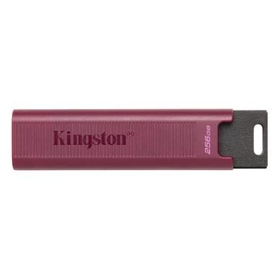 Pen Drive 256GB Kingston DataTraveler Max, USB 3.2 Gen 2, Leitura de 1000MB/s, Vermelho - DTMAXA/256GB