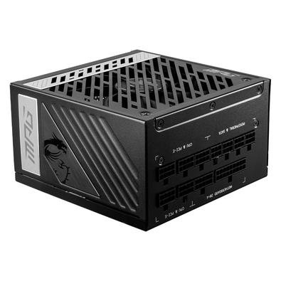 Fonte MSI MPG A1000G, 1000W, 80 Plus Gold, Modular, PFC Ativo, Bivolt, Preto - MPG A1000G PCIE5