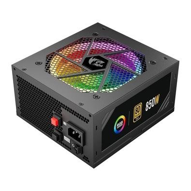 Fonte Redragon 850W, 80 Plus Gold, Modular, PFC Ativo, Bivolt, RGB, Preto - GC-PS007-1