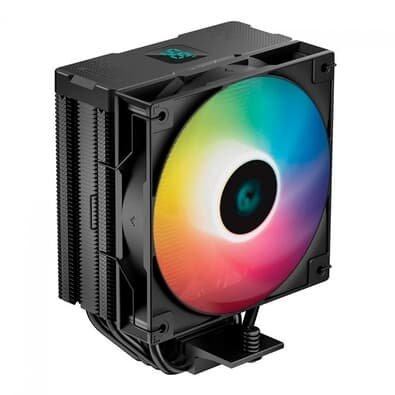 Air Cooler DeepCool AG400, ARGB, 120mm, AMD e Intel, Preto - R-AG400-BKADMN-G-1