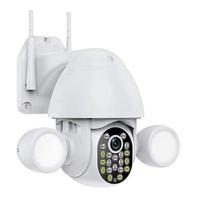 Câmera Inteligente IP AGL, Wi-Fi, 3MP, Visão Noturna, 355 Graus, Detectação de Movimento, Branco - 1106229