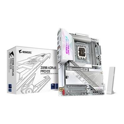 Placa Mãe Gigabyte Z890 AORUS PRO ICE, Intel, ATX, DDR5, RGB, Wi-Fi 7, Bluetooth - Z890 AORUS PRO ICE