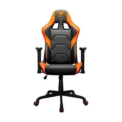 Cadeira Gamer Cougar Armor Elite, Até 120Kg, Reclinável, Classe 4, Preto e Laranja - 3MELIORB.0001