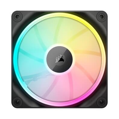 Kit com 3 Ventoinhas Corsair LX RGB Series, iCUE LINK LX120, 120mm, Preto - CO-9051026-WW