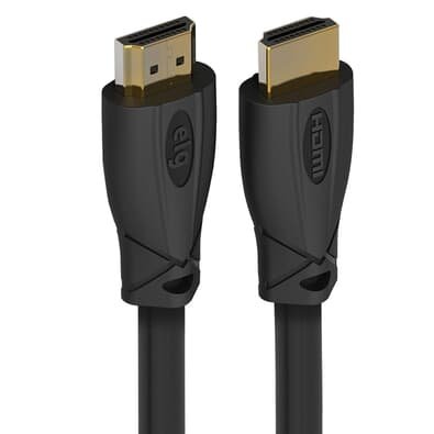 Cabo HDMI ELG 2.0v 3D Ready 4k de 10 Metros, Preto - HD4K100