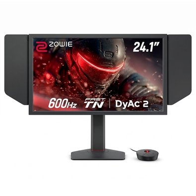 Monitor Gamer ZOWIE 24.1", Full HD, 600Hz, 1ms, Fast TN, DyAc 2, DisplayPort e HDMI, Altura Ajustável, Preto - XL2586X+