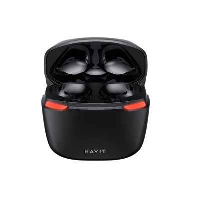 Fone de Ouvido Gamer TWS Havit TW929 Pro, Bluetooth 5.3, Baixa Latência, Cancelamento de Ruído (ENC), Preto - TW929 Pro Black