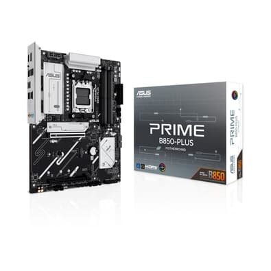 Placa Mãe ASUS PRIME B850-PLUS, Chipset B850, AMD AM5, ATX, 4 Slots DDR5, 3 Slots M.2, PCIe 5.0 - 90MB1LC0-M0EAY0