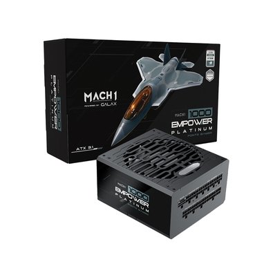 Fonte MACH1 EMPOWER, 1000W, 80 Plus Platinum, Modular, PFC Ativo, Preto - 1000EMPOWER