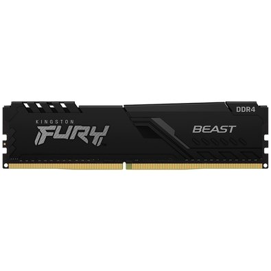 Memoria RAM Kingston Fury Beast, 8GB, 3200MT/s, DDR4, CL16, DIMM, Preto - KF432C16BB/8WP