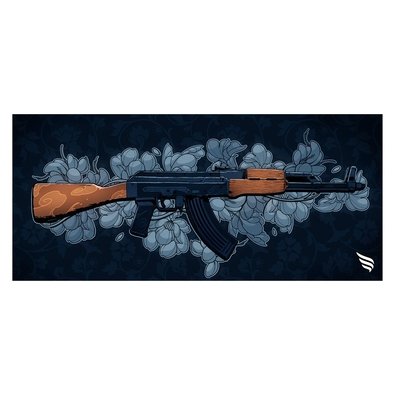 Mousepad Gamer Fallen AK Flowers, Estendido, Speed++, 900x400mm - MP04001