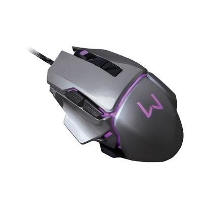 Mouse Gamer Warrior 3.200DPI USB Grafite - MO262