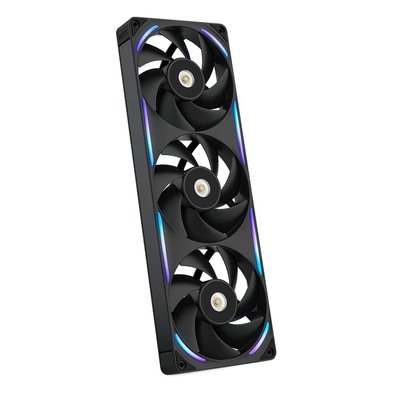 Ventoinha NZXT F360X Performance, 120mm, PWM, RGB, 3x Single-Frame, Preto - RF-U36PN-B1