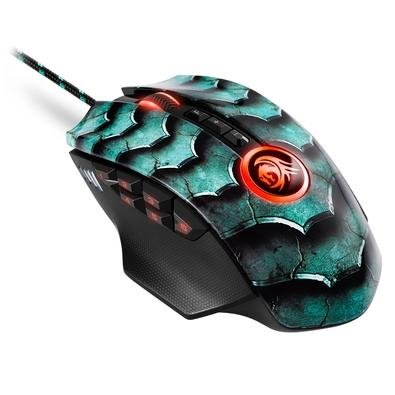 Mouse Gamer Sharkoon Drakonia II, RGB, 12 Botões, 15000DPI, Verde