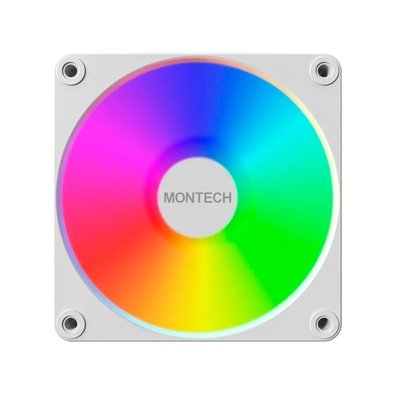 Ventoinha Montech GF120 V2, ARGB, 120mm, Branco - GF120V2ARGBW