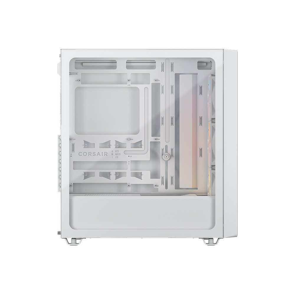 Gabinete Gamer Corsair 3200D RS ARGB, Mid-Tower, Performance, Lateral em Vidro Temperado, Branco - CC-9011345-WW Gabinete Gamer Corsair 3200D RS ARGB, Mid-Tower, Performance, Lateral em Vidro Temperado, Branco - CC-9011345-WW