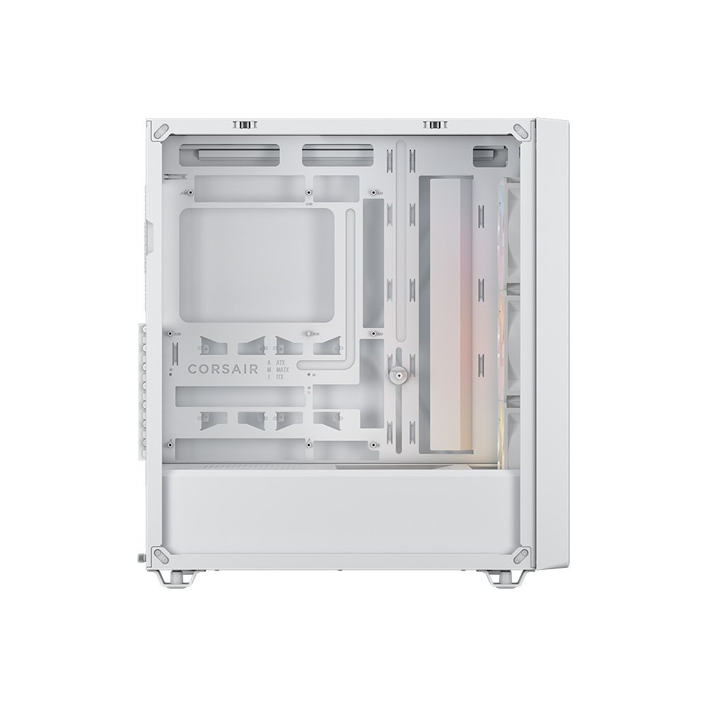 Gabinete Gamer Corsair 3200D RS ARGB, Mid-Tower, Performance, Lateral em Vidro Temperado, Branco - CC-9011345-WW Gabinete Gamer Corsair 3200D RS ARGB, Mid-Tower, Performance, Lateral em Vidro Temperado, Branco - CC-9011345-WW