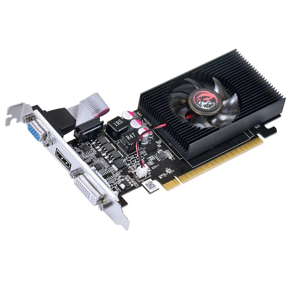Placa de Vídeo PCYes NVIDIA GeForce GT 730 4GB, DDR3 - PW730GT12804D3LP Placa de Vídeo PCYes NVIDIA GeForce GT 730 4GB, DDR3 - PW730GT12804D3LP
