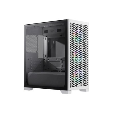 Gabinete Gamer Cooler Master Elite 302 White, Mini Tower, ATX, Lateral em Vidro, 3x FAN ARGB, Branco - E302-WGNN-S00