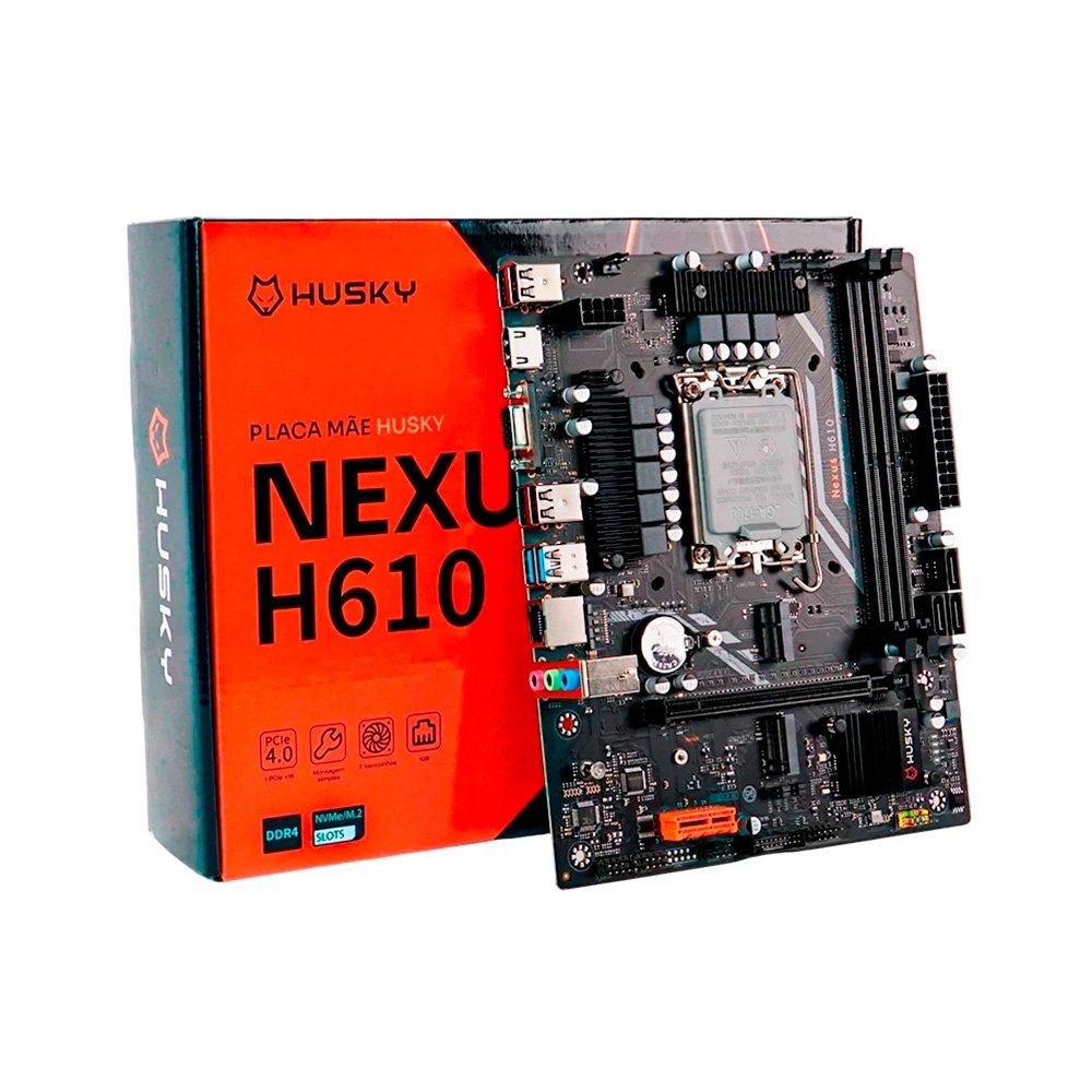 Kit Upgrade i5-12400F e Placa H610 Husky Nexus