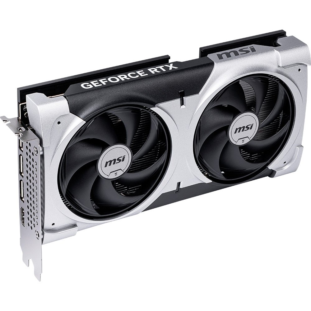 新品◆MSI GeForce RTX 5060 Ti 8G VENTUS 2X MSI Brasil - GeForce RTX™ 5060 Ti 8G VENTUS 2X OC WHITE PLUS