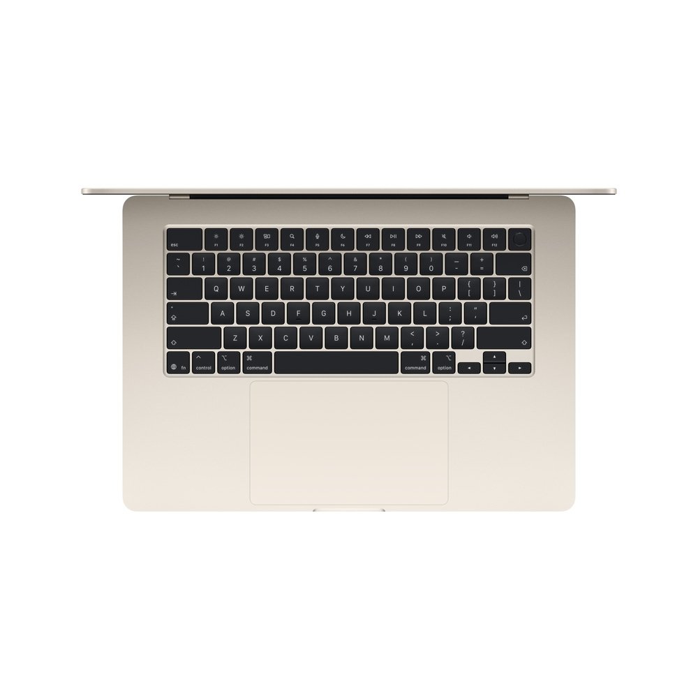 MacBook Air Apple 15" Chip M5, CPU de 10 Núcleos, GPU de 10 Núcleos, Neural Engine de 16 Núcleos, 1TB, Estelar - MDVE4BZ/A