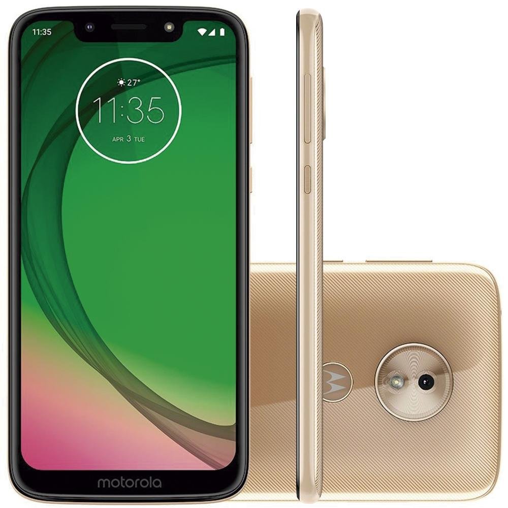 Smartphone Motorola Moto G7 Play Special Edition, 32GB, 13MP, Tela 5.7´, Ouro - XT1952-2 Smartphone Motorola Moto G7 Play Special Edition, 32GB, 13MP, Tela 5.7´, Ouro - XT1952-2