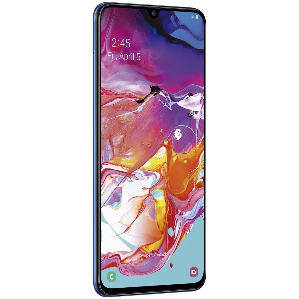 Smartphone Samsung Galaxy A70, 128GB, 32MP, Tela 6.7´, Azul - SM-A705MN/1DL Smartphone Samsung Galaxy A70, 128GB, 32MP, Tela 6.7´, Azul - SM-A705MN/1DL