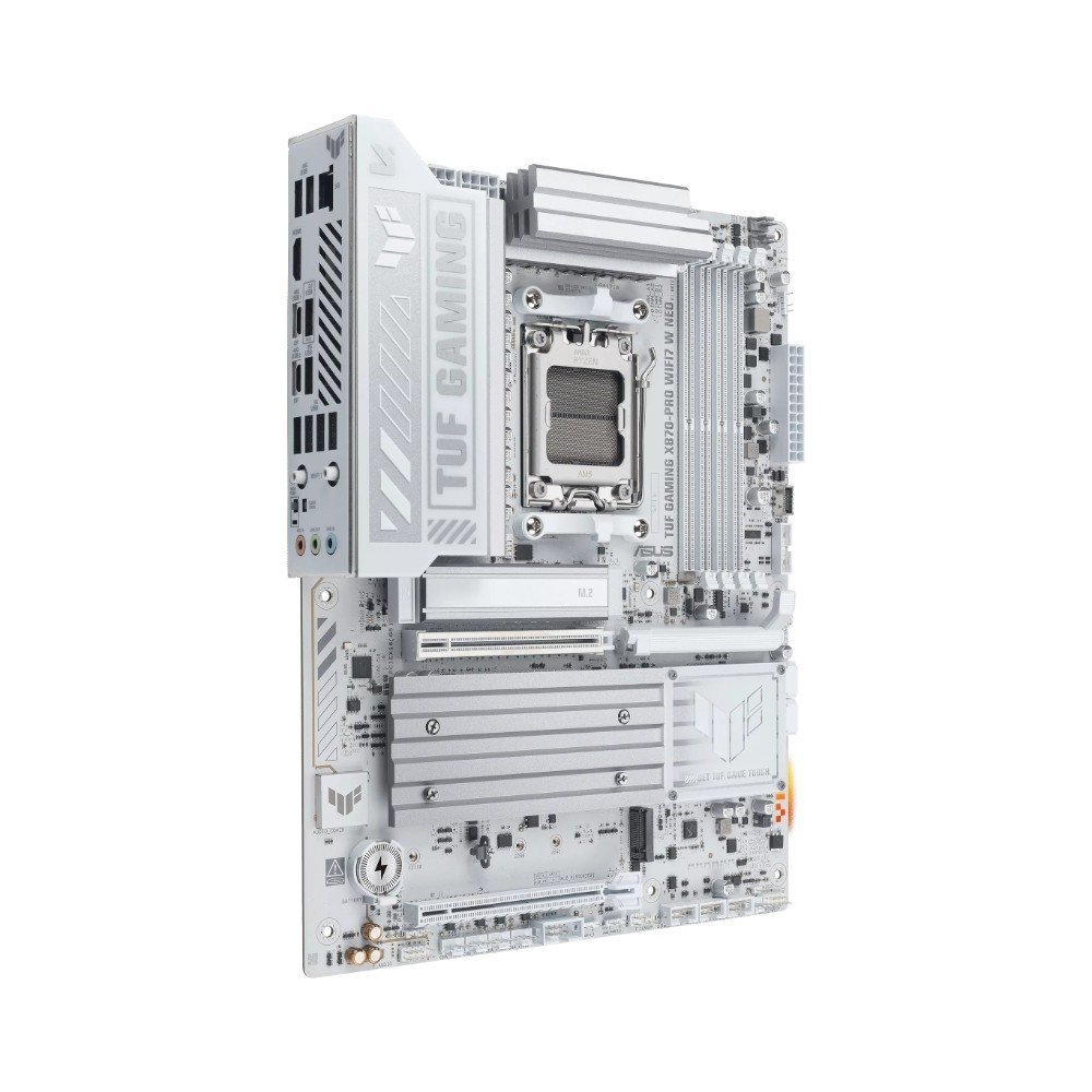 Placa Mãe TUF GAMING X870-PRO WIFI7 W NEO, AMD AM5, ATX, DDR5, Wi-fi 7, Branco - 90MB1NY0-M0EAY0 Placa Mãe TUF GAMING X870-PRO WIFI7 W NEO, AMD AM5, ATX, DDR5, Wi-fi 7, Branco - 90MB1NY0-M0EAY0