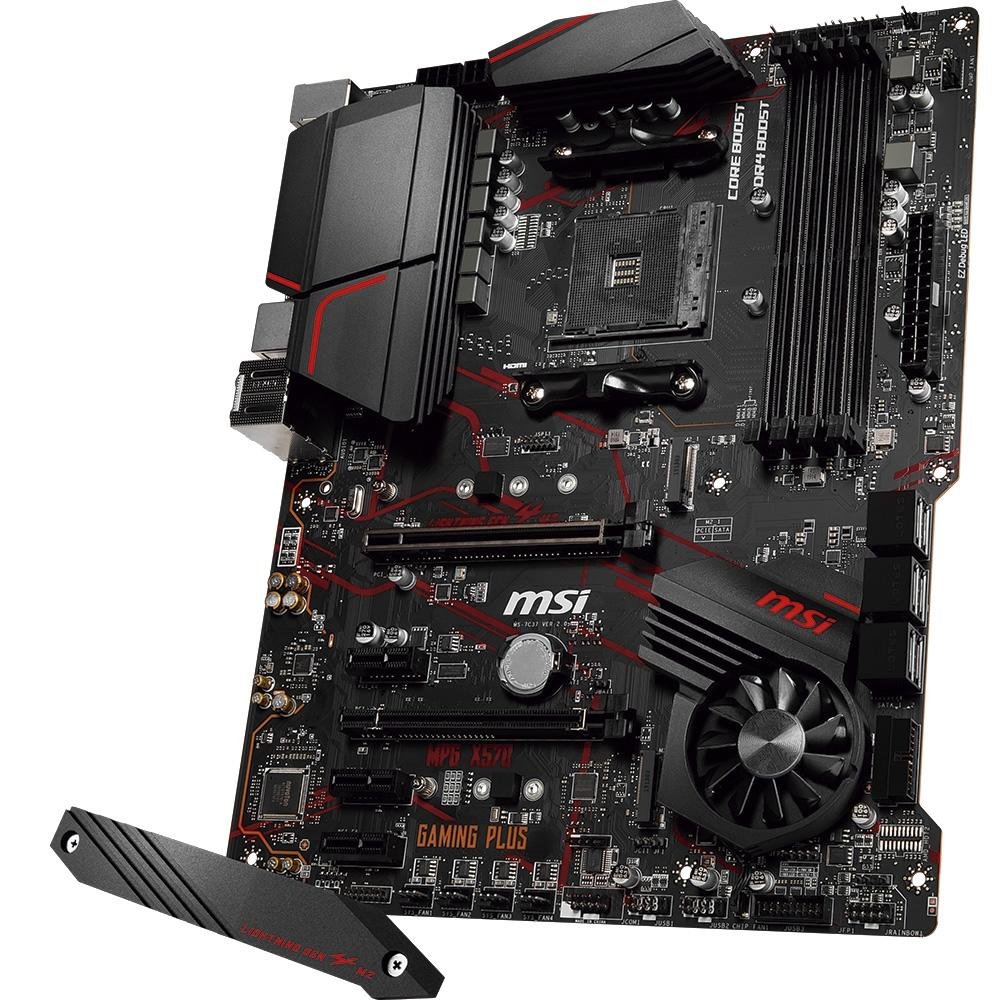 マザーボード MSI MPG X570 GAMING PLUS Placa Mãe Msi Mpg Gaming Plus X570, Amd Am4 Atx, 4xddr4, 2-M.2