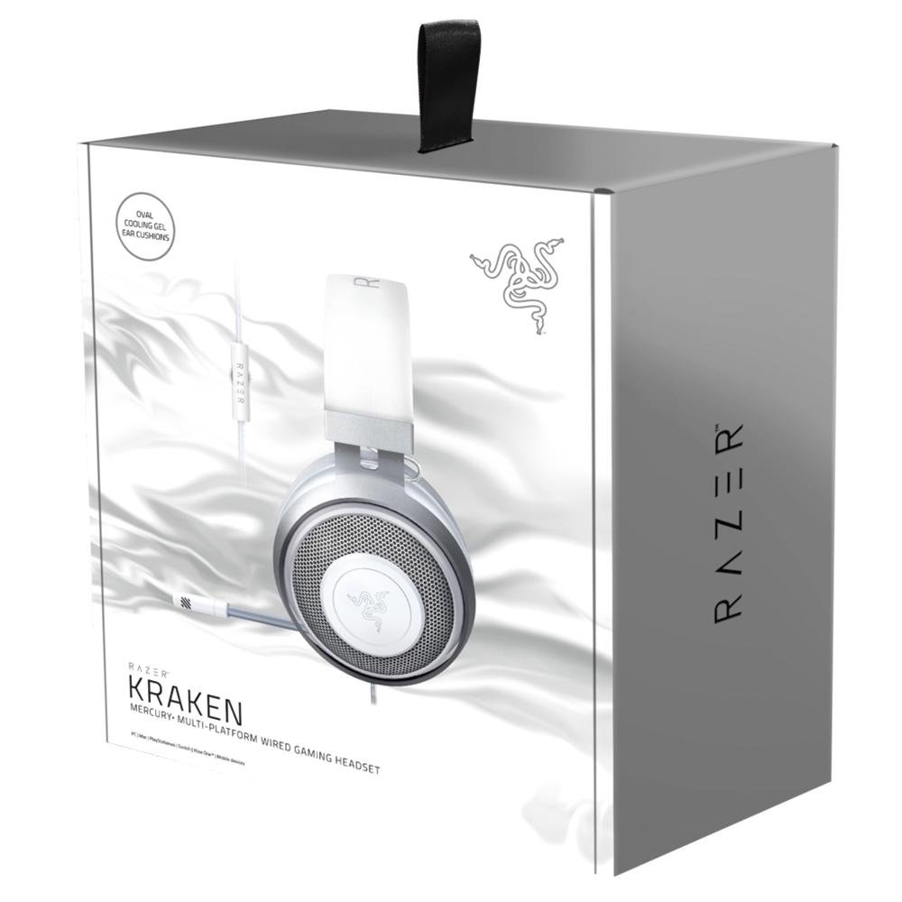 Headset Gamer Razer Kraken Multi Platform, White