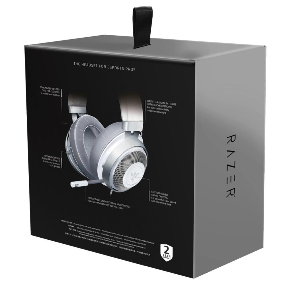 Headset Gamer Razer Kraken Multi Platform, White