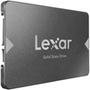 SSD Lexar NS100, 512GB, SATA III, 2.5", Leitura: 550MB/s, Preto - LNS100-512RBNA
