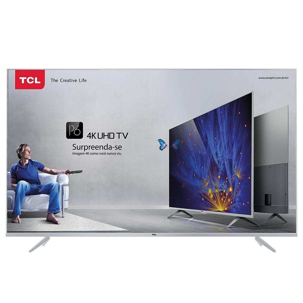 Smart TV LED 55´ 4K TCL P6US, 3 HDMI, 2 USB, HDR - 55P6US Smart TV LED 55´ 4K TCL P6US, 3 HDMI, 2 USB, HDR - 55P6US