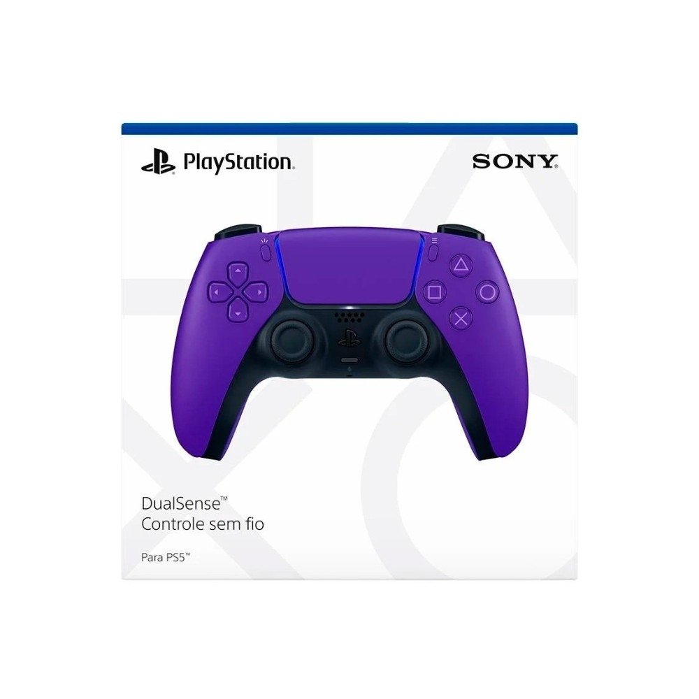 Controle Sem Fio Sony DualSense, PlayStation 5, Bluetooth, Galactic Purple - CFI-ZCT1W Controle Sem Fio Sony DualSense, PlayStation 5, Bluetooth, Galactic Purple - CFI-ZCT1W