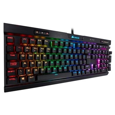 Teclado Mecânico Gamer Corsair K70 MK.2 Rapidfire, RGB, Switch