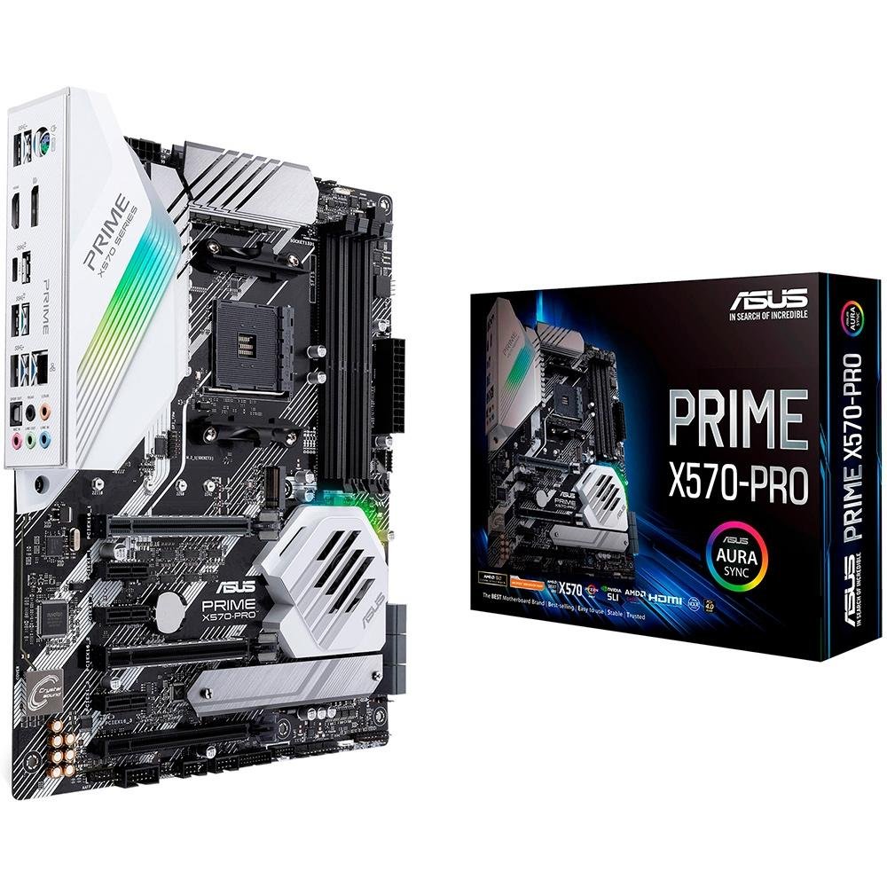 Placa Mãe Asus Prime X570-Pro, AM4, DDR4 | KaBuM!