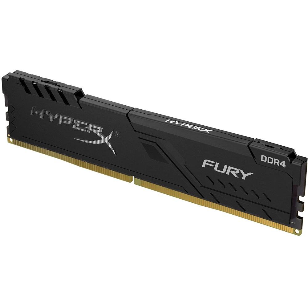 Memória HyperX Fury, 16GB, 2400MHz, DDR4, Preto