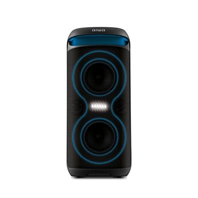 Caixa de Som Amplificada AIWA Party Box AWS-PB-08, 200W RMS, Bluetooth, Bivolt, Preto - AWS-PB-08