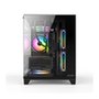 Gabinete Gamer Husky Dome 210, Mini Tower, M-ATX, Lateral e Frontal em Vidro, Sem FANs, Preto + Water Cooler Husky Freezy, ARGB, 360mm, AMD e Intel, Preto