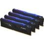 Memória HyperX Fury RGB, 64GB (4x16GB), 3200MHz, DDR4, CL16, Preto - HX432C16FB3AK4/64